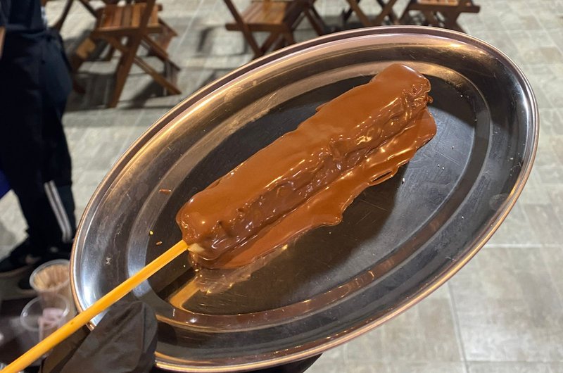 Espeto de Queijo C/ Chocolate