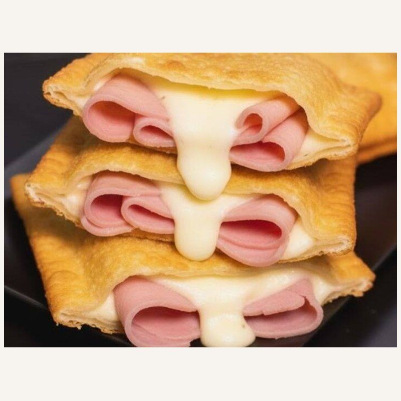 Pastel de Presunto e Queijo