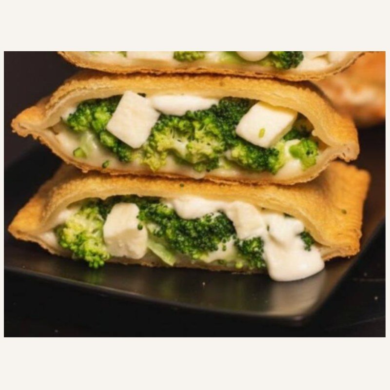 Pastel de Brócolis, Requeijão e Queijo